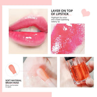 Moisturizing Lip Balm Original Lip Oil Gloss Care of the Lips Benetitnt for Lips Plumping Exfoliating Pink Plumping Gloss Oil - MANDOTOS