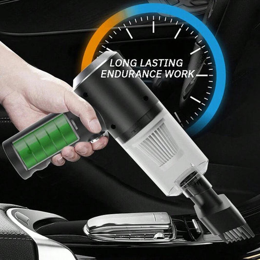 3 In 1 Integrated Suction And Blowing Vacuum Cleaner USB Charging Small Car Household Vacuum Cleaner - MANDOTOS