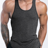 Men's Sports Fitness Tank Top Summer GYM Training  Undershirt Running Basketball Quick Drying Breathable loose Tank Top men tops