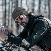 Winter Thermal Hats Fleece Beanies Ear Warmer Outdoor Sports Ski Snowboard Running Cycling Bike Soft Stretchy Cap Headwear Men