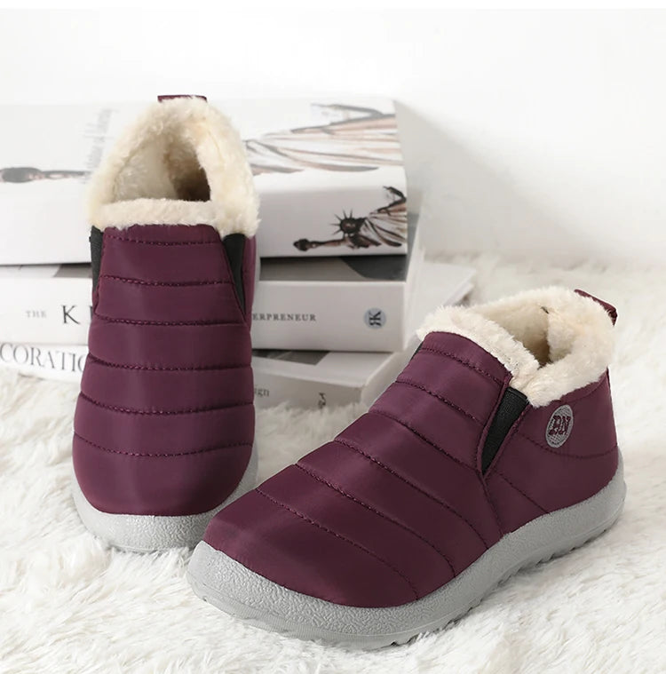 Men Boots Snow Outdoor Men's Shoes Plus Size Men's Winter Boots Plush Shoes Men Waterproof Men's Boots Male Footwear Work Shoes