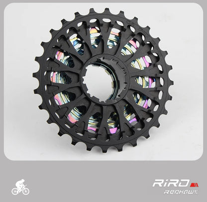 RIRO Road Bike Ultra-light Freewheel 11/12S-28-34T Bicycle CNC Vacuum Plating HG Cassette Hollow Flywheel 11/12V Speed  Sprocket