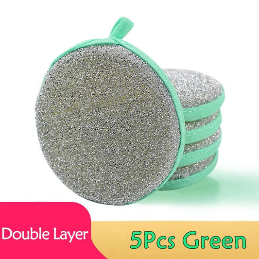 5/10/20Pcs Double Side Dishwashing Sponge Dish Washing Brush Pan Pot Dish Wash Sponges Household Cleaning Kitchen Tools - MANDOTOS