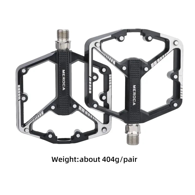 Bicycle Pedals Sealed DU Bearing Nonslip Pedal Mountain Road Bike Cycling Alloy Platform Mtb Pedal MANDOTOS