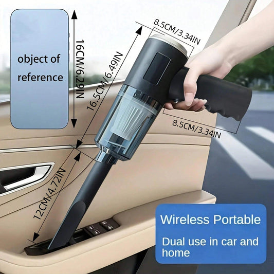 3 In 1 Integrated Suction And Blowing Vacuum Cleaner USB Charging Small Car Household Vacuum Cleaner - MANDOTOS