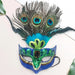 Adult Women s Halloween Masquerade Peacock Feather Headpiece for Mardi Gras Carnival Cosplay Costume Party Wear