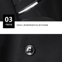 8XL Suit (Blazer+pants) Fashion Business Gentleman Italian Style Slim Solid Color Professional Suit Wedding Groom Best Man Suit