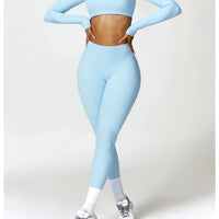 Sports Long sleeved Women Outdoor Running Gym Fitness Wear T-shirt Long sleeved Yoga Shirt Gym Push Up Workout Single Piece Top