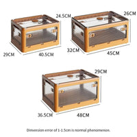 Home Folding Storage Box Student Book Box Five-door Pet Organizer Camping Car Backup Storage Box