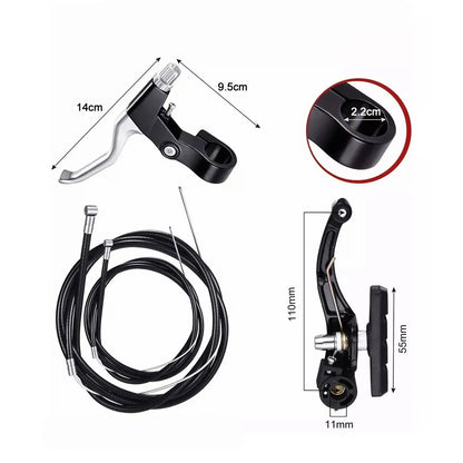 Bike Front Rear V Brakes Front Rear Caliper Set Brake Cycling Kit for MTB BMX Folding Road Mountain Bicycle Bikes Brake Set