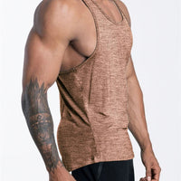 Men's Sports Fitness Tank Top Summer GYM Training  Undershirt Running Basketball Quick Drying Breathable loose Tank Top men tops