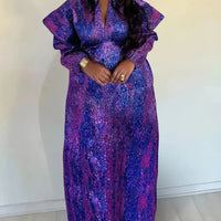 African Dresses for Women Traditional Africa Clothing Dashiki Ankara Outfits Gown Abayas Robe Muslim Kaftan Maxi Long Dress 2025