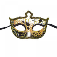 Men s Sparkling Glitter Half Face Mask Creative Portable Costume Party Favor for Masquerade Ball and Halloween