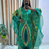 African Dresses for Women Traditional Africa Clothing Dashiki Ankara Outfits Gown Abayas Robe Muslim Kaftan Maxi Long Dress 2024