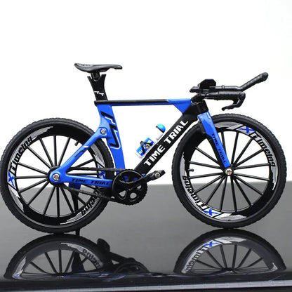 Creative Alloy Bicycle Model Ornament Mini Metal Bike Toy Collectible