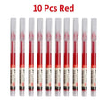 10Pcs/set High Quality Needle Type Gel Pens Straight Liquid Ballpoint Pen Kawaii Stationery School Office Supplies Writing - MANDOTOS
