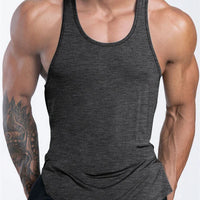 Men's Sports Fitness Tank Top Summer GYM Training  Undershirt Running Basketball Quick Drying Breathable loose Tank Top men tops