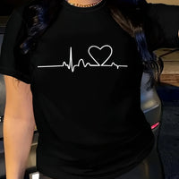 Playful Heart Print Junior Tee - Fun Design for Daily Outings - MANDOTOS INTERNATIONAL