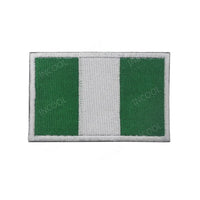 Embroidery Patches African Morocco Nigeria Algeria Seychelles Botswana Gabonese Libya Mauritania Djibouti Namibia Flags Badges