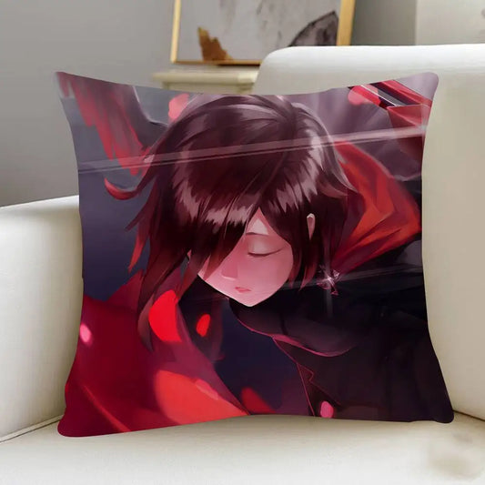 Personalized R-Ruby Rose Cartoon Animation Decorative Pillow - 45x45cm - MANDOTOS