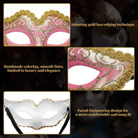 Handcrafted Mask Exquisitely Decorative Mask Party Mask Comfortable For Ball Social Activities Carnival