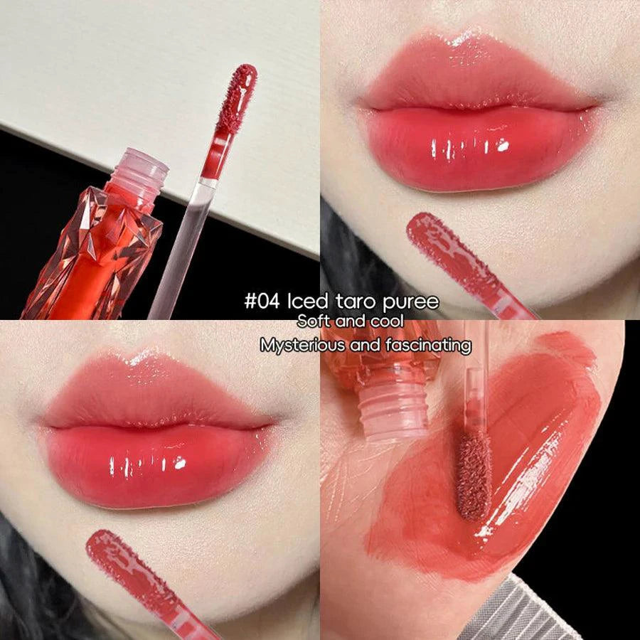 Long-Lasting Lip Gloss - Moisturizing Waterproof Mirror Finish - MANDOTOS