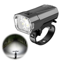LED Bicycle Front Light Super Bright Bicycle Light Waterproof Bike Flashlight 3 Level Dimmable Bike Safety Lamp for Night Riding