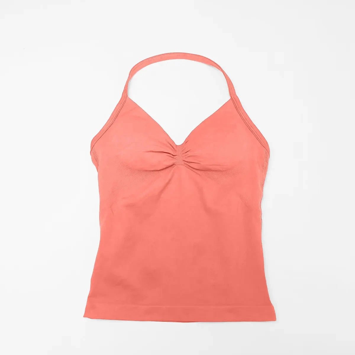 NCLAGEN Impact Longline Strappy Top Sports Yoga Vest Women's Fitness Tank Top Gym Beautiful Open Back Bra Running Workout Halter NCLAGEN Official Store