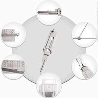 1-4pcs SS001 Key Decoder Tool Pickup Hand Tool Stainless Steel Precision Tool O-ring Pickup Kit Maintenance Repair Kit ﻿