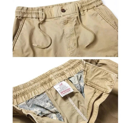 Mandotos Cargo Pants for Men Cotton Full Length Tactical Military Cargo Trousers Gray - MANDOTOS