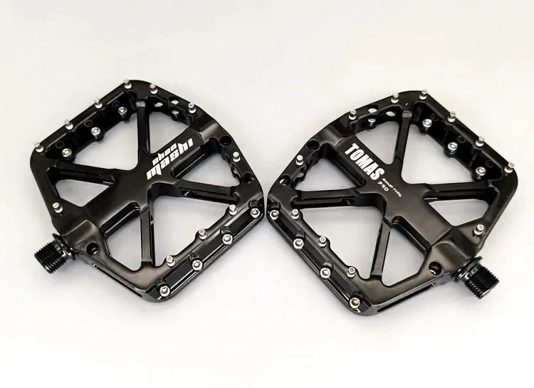 2025 New Bike Pedals  MTB Mountain Road Flat Non-slip CNC 3 Sealed Bearings Green Bicycle Pedals Route Cycling Accessories MANDOTOS