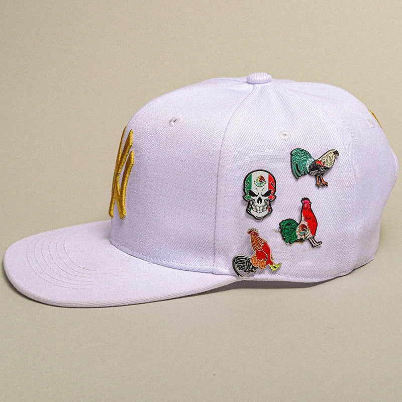 Mexico Flag Hat Pin Retro New Mexican Metal Badge Creative Era Enamel Brooch Baseball Cap Decorative Jewelry Gifts For Friends