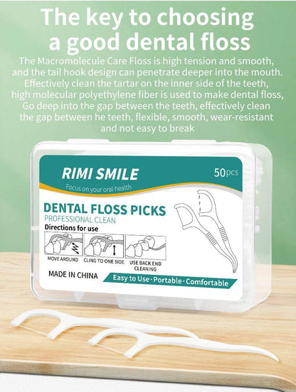 50/150/300/600/1000 PCS dental floss sticks oral care tools - MANDOTOS