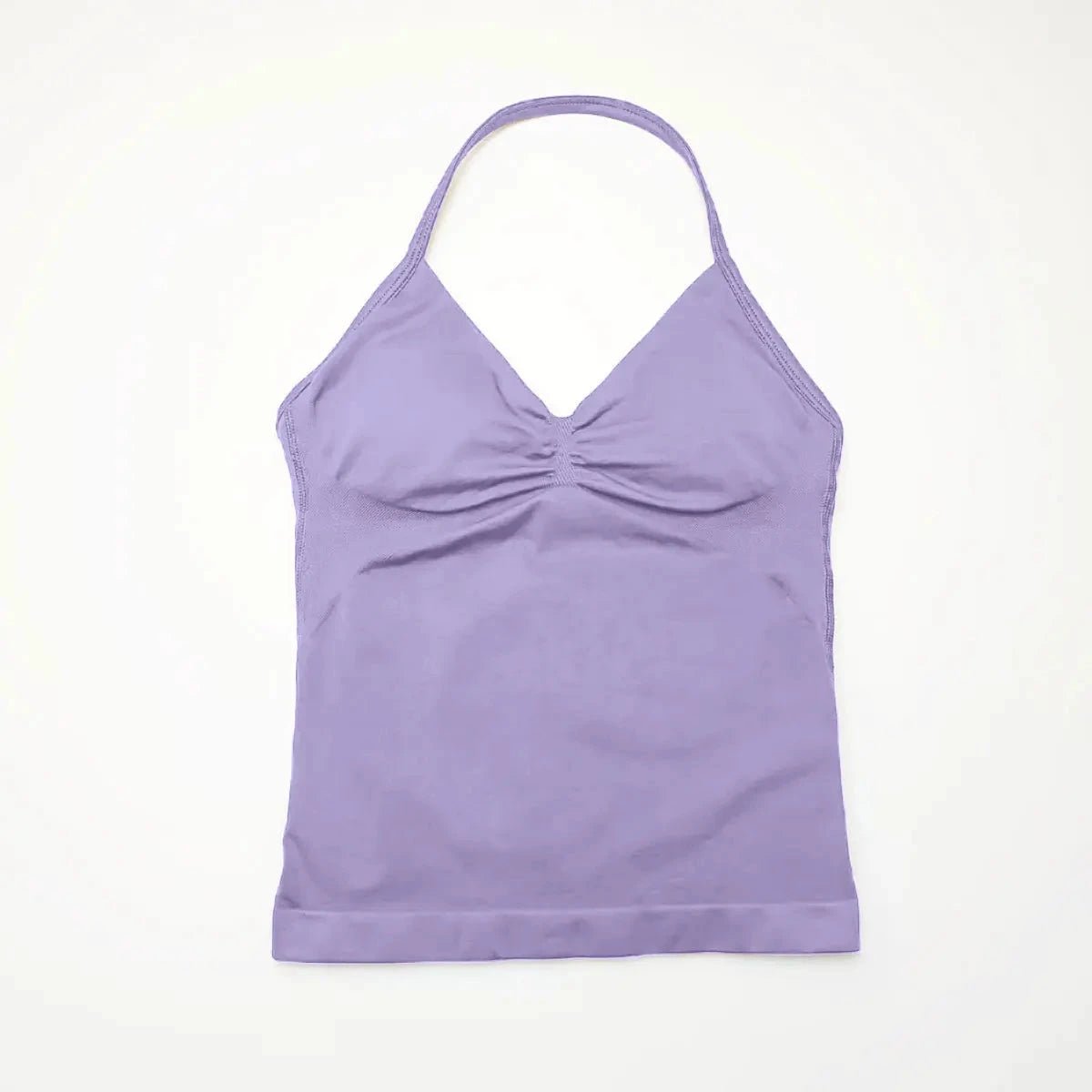NCLAGEN Impact Longline Strappy Top Sports Yoga Vest Women's Fitness Tank Top Gym Beautiful Open Back Bra Running Workout Halter NCLAGEN Official Store