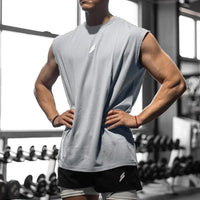 Sleeveless T-shirt Men Quick-drying Fitness Bodybuilding Shirt Male Fashion Basketball Vest Mesh Breathable Summer Gym Tank Men