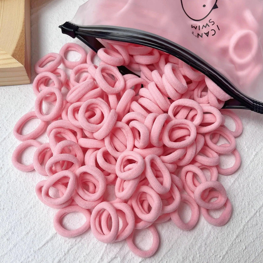 20/50pcs Kids Elastic Hair Bands Girls Sweets Scrunchie Rubber Band for Children Hair Ties Clips Headband Baby Hair Accessories - MANDOTOS