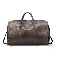 Travel Bag For Men Pu Leather Shoulder Bag Big Capacity Tote Bags For Women Fashion New Duffle Crossbody Bag Sports Pack luggage MANDOTOS