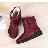 Boots Women Non Slip Waterproof Winter Snow Boots Platform Shoes for Women Warm Ankle Boots Cotton Padded Shoes Botas De Mujer