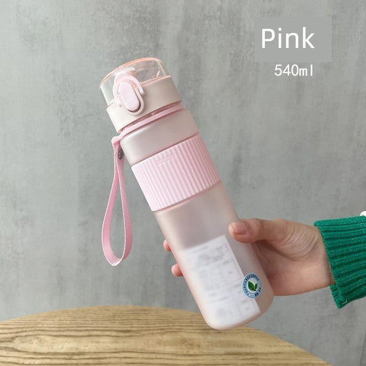 Casino Frosted Sports Water Cup Plastic Handy Cup Men and Women Creativity Portable Student Kettle with Lid Sports Bottle - MANDOTOS