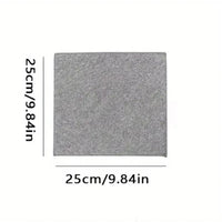 5/10/20pcs Kitchen Towel, Ultra-fine Fiber Light Gray Cleaning Cloth Set, Absorbent, Soft And Stain-removing Cloth - MANDOTOS
