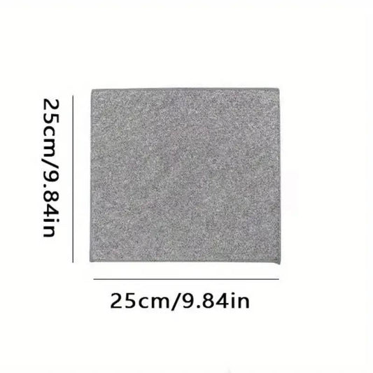 5/10/20pcs Kitchen Towel, Ultra-fine Fiber Light Gray Cleaning Cloth Set, Absorbent, Soft And Stain-removing Cloth - MANDOTOS