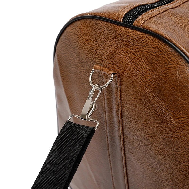 Travel Bag For Men Pu Leather Shoulder Bag Big Capacity Tote Bags For Women Fashion New Duffle Crossbody Bag Sports Pack luggage MANDOTOS
