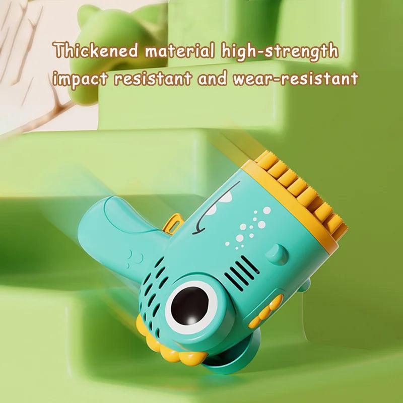 40 Hole Dinosaur Bubble Handheld Bubble Machine Electric Bubble Gun Outdoor Wedding Party Toy - MANDOTOS