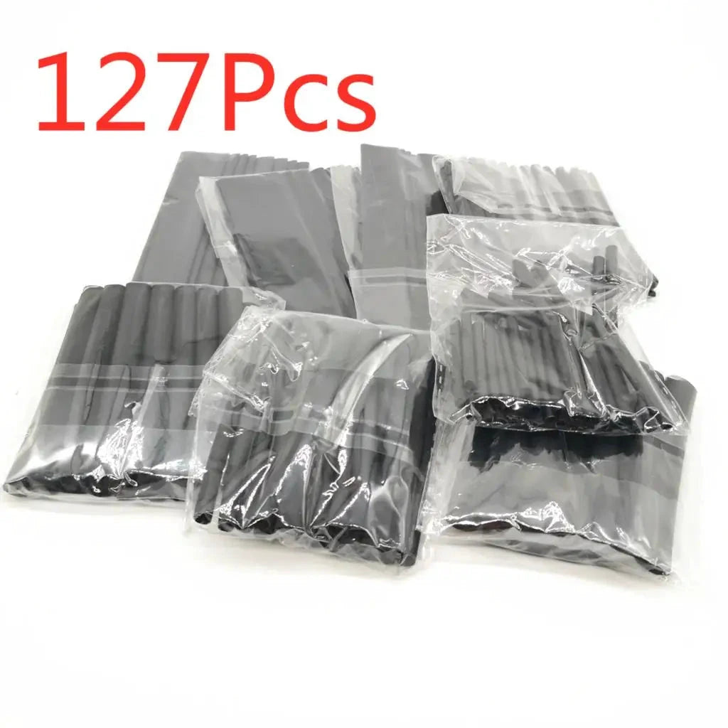 127-750pcs Heat-shrink Tubing Thermoresistant Tube Heat Shrink Wrapping Kit Electrical Connection Wire Cable Insulation Sleeving - MANDOTOS
