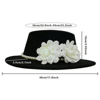 Elegant Women s Vintage Style Wool Fedora Hat with Bowknot Accent for Wedding Bridal Shower Tea Party and Derby Day