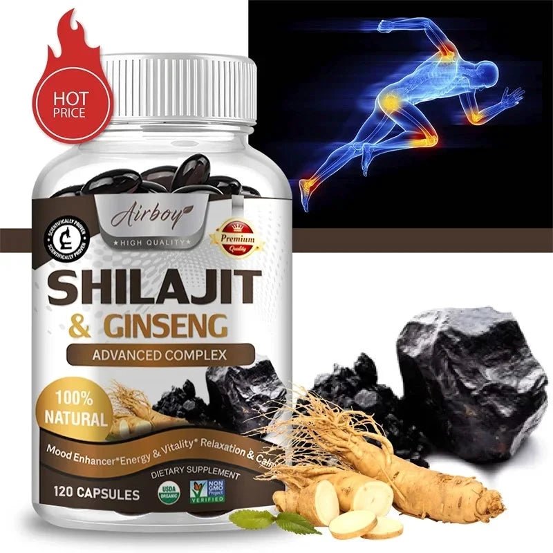 Shilajit - Natural Energizer To Rejuvenate The Body, Improve Mental Clarity and Boost The Immune System MANDOTOS