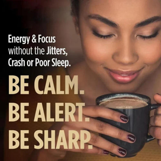 Organic Mushroom Coffee - Shiitake, Cordyceps, Supports Immune, Focus, Concentration, Stress, Digestion & Energy - 180 G - MANDOTOS