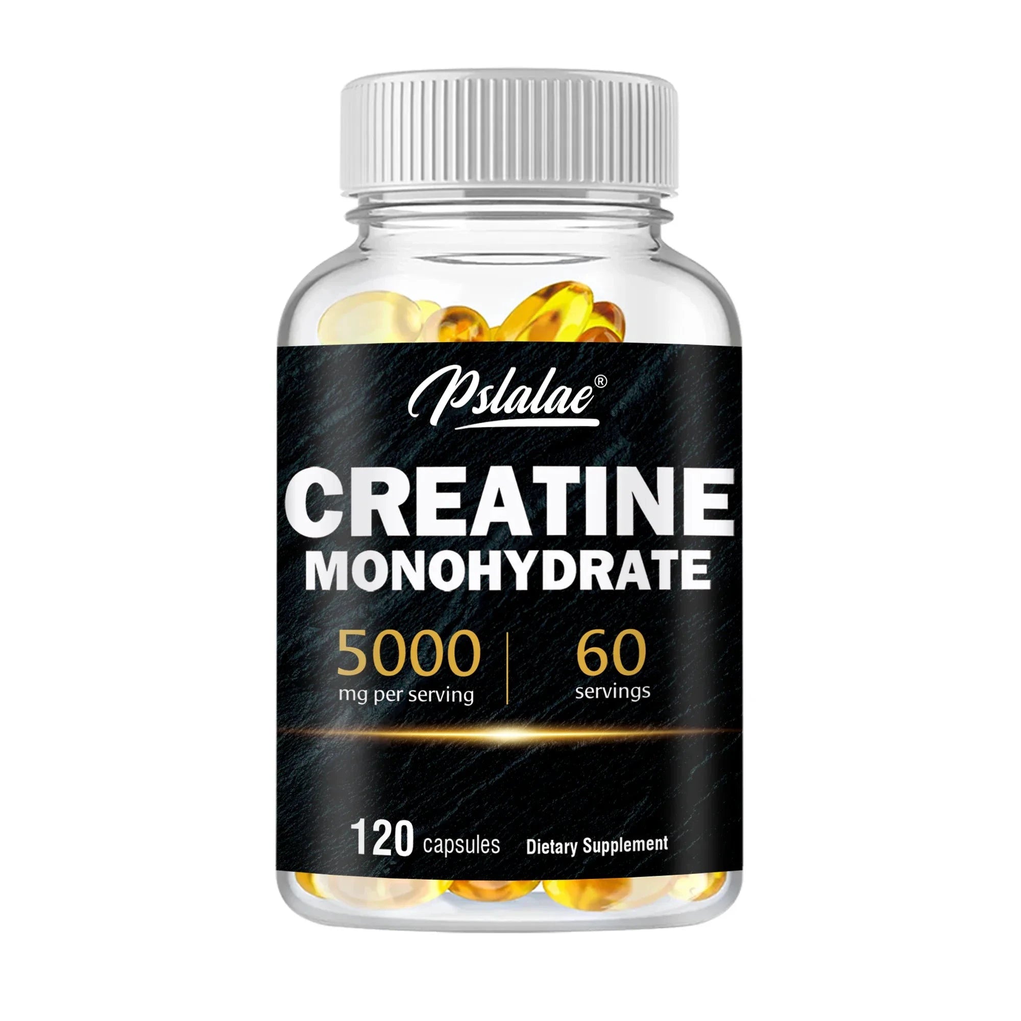 Mandotos Creatine Monohydrate Capsules 5000 Mg Per Serving Unflavored 120 Capsules MANDOTOS