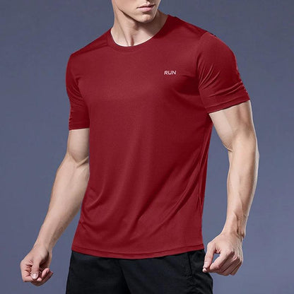 Running Shirts Soccer Shirts Men's Jersey Sportswear Mens Jogging T-Shirts Quick Dry Compression Sport T-Shirt Fitness Gym - MANDOTOS