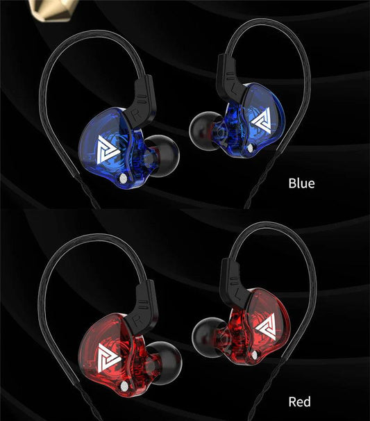 Original QKZ AK6 Copper Driver HiFi Wired Earphones 3.5MM Race Sport Headphones Bass Stereo Headset Music Earbuds In Ear With Microphone - MANDOTOS
